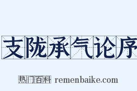 支陇承气论序是什么意思的图片